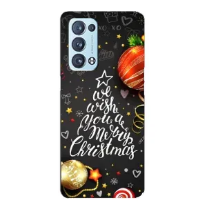 Рождественские Чехлы для Oppo Reno6 Pro 5G (VPrint) (Елочка)
