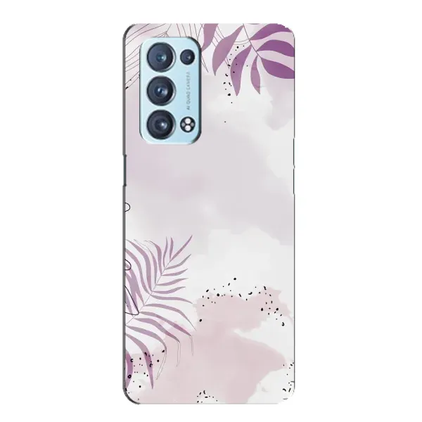 Чохол з принтом «Фіолетове листя» для OPPO Reno6 Pro 5G Чохол з принтом «Фіолетове листя» для OPPO Reno6 Pro 5G