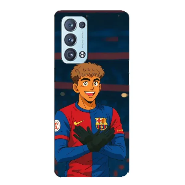 Чехол с принтом «Футболист Ямаль» для OPPO Reno6 Pro 5G Чехол с принтом «Футболист Ямаль» для OPPO Reno6 Pro 5G