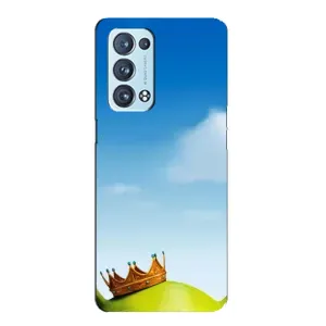 Чехол с мультфильмом Шрек на Oppo Reno6 Pro 5G (Голова Шрека)