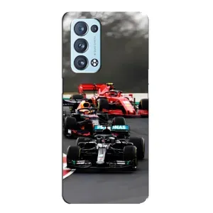Чехол Формула1 на Oppo Reno6 Pro 5G (Гонка Формула 1)