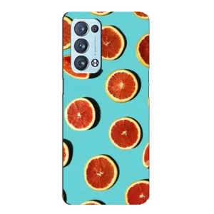 Чехлы с Фруктами для Oppo Reno6 Pro 5G (VPrint) (Грейпфрут)