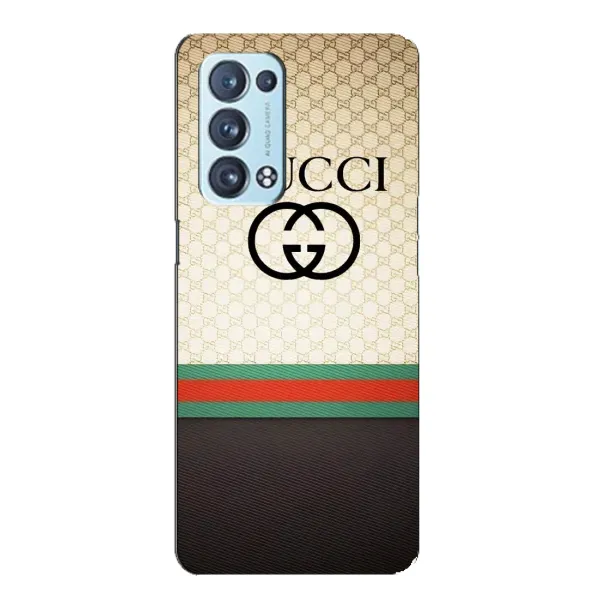 Чехол с принтом «GUCCI стиль» для OPPO Reno6 Pro 5G