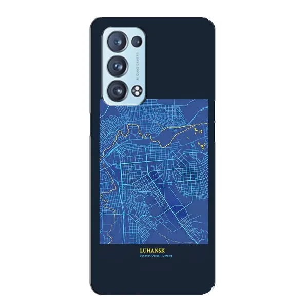 Чехол с принтом «Гуганск» для OPPO Reno6 Pro 5G