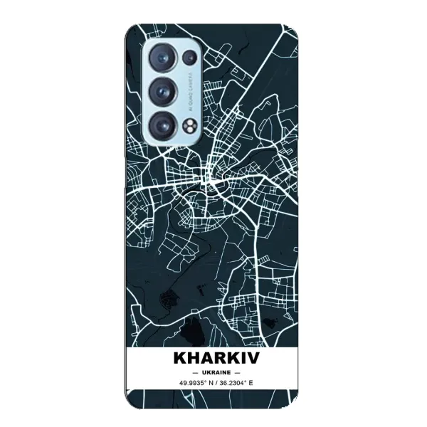 Чехол с принтом «Харьков» для OPPO Reno6 Pro 5G
