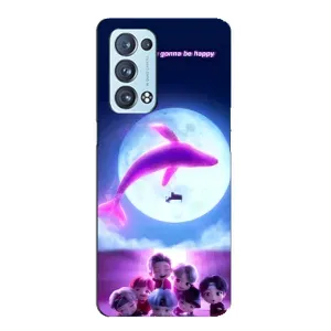 Чехлы BTS для Oppo Reno6 Pro 5G (AlphaPrint) (КИТ BTS)