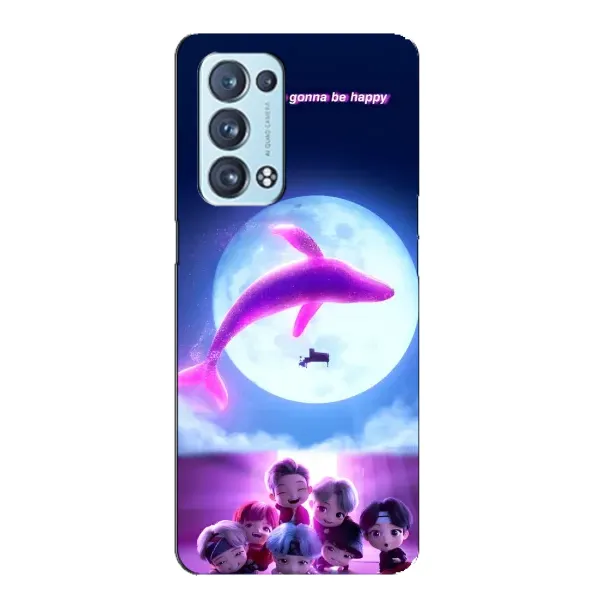 Чехол с принтом «КИТ BTS» для OPPO Reno6 Pro 5G