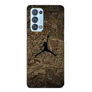 Чехлы для Oppo Reno6 Pro 5G - с картинкой JORDAN (AlphaPrint)