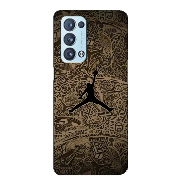 Чохол з принтом «Logo Jordan» для OPPO Reno6 Pro 5G Чохол з принтом «Logo Jordan» для OPPO Reno6 Pro 5G
