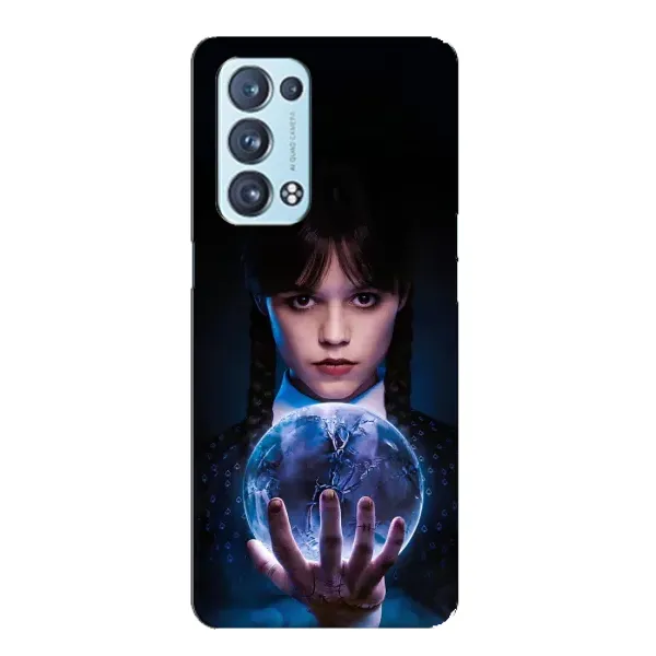 Чехол с принтом «Магическая сфера Уэнздей» для OPPO Reno6 Pro 5G