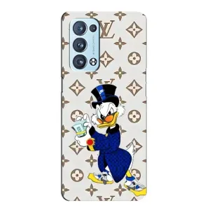 Чехлы для Oppo Reno6 Pro 5G - Скрудж МакДак Louis Vuitton (PREMIUMPrint) (Макдак на стиле)