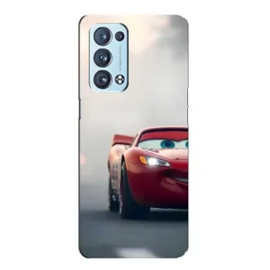 Силиконовый чехол Маквин для Oppo Reno6 Pro 5G (Скоростной Маквин)