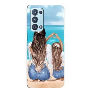 Чехол с печатью для Oppo Reno6 Pro 5G - (Мама с ребенком) (AlphaPrint)