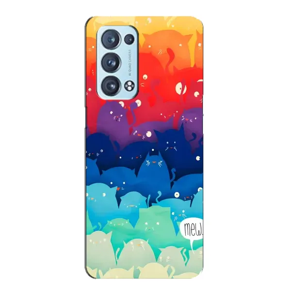 Чехол с принтом «Mew» для OPPO Reno6 Pro 5G Чехол с принтом «Mew» для OPPO Reno6 Pro 5G
