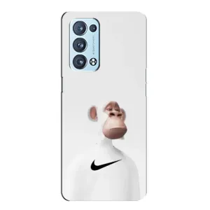 Чехлы с Обезьянами NFT для Oppo Reno6 Pro 5G (AlphaPrint) (обезьяна NFT Nike)