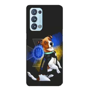 Чехлы с картинкой собаки Патрон для Oppo Reno6 Pro 5G (AlphaPrint) (Патрон собачка)