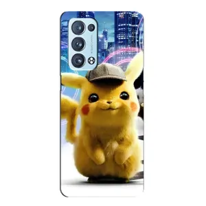 Чохол з Пікачу на Oppo Reno6 Pro 5G (Пікачу в місті)