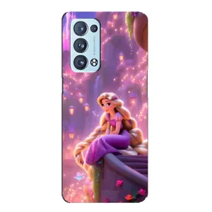 Чехол Рапунцель для Oppo Reno6 Pro 5G (Рапунцель в замке)