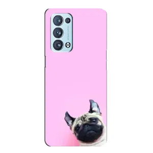 Чехлы с собаками для Oppo Reno6 Pro 5G (VPrint) (Смешная собака)
