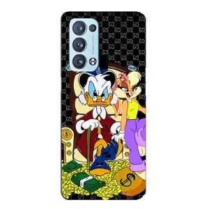 Чехлы для Oppo Reno6 Pro 5G - Скрудж МакДак Louis Vuitton (PREMIUMPrint) (Стильная Утка)