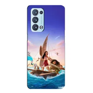 Чехол с мультфильмом Моана Oppo Reno6 Pro 5G (Команда Ваяна Мауи)