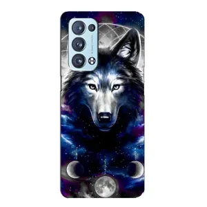 Защитные чехлы для Оппо Рено 6 Про (AlphaPrint) (ХИТ продаж) ВОЛК (Волк)