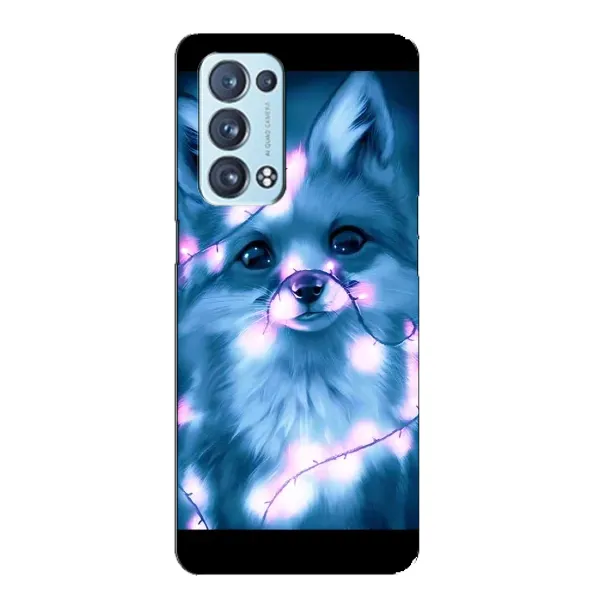 Чехол с принтом «Яркая лисичка» для OPPO Reno6 Pro 5G Чехол с принтом «Яркая лисичка» для OPPO Reno6 Pro 5G