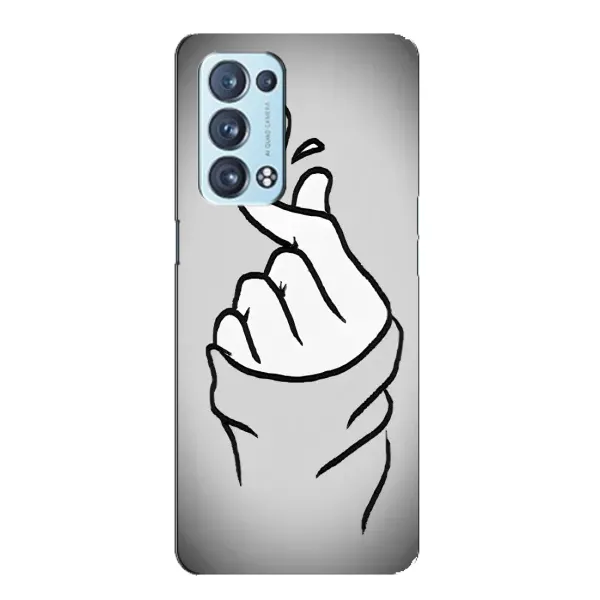 Чохол з принтом «Значок Love» для OPPO Reno6 Pro 5G Чохол з принтом «Значок Love» для OPPO Reno6 Pro 5G