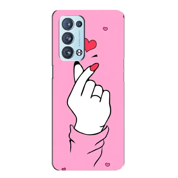 Чохол з принтом «Знак Love» для OPPO Reno6 Pro 5G Чохол з принтом «Знак Love» для OPPO Reno6 Pro 5G