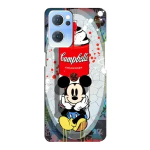 Чехол Disney Mouse Oppo Reno7 5G (PREMIUMPrint) (Американский Маус)