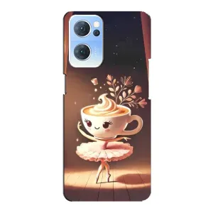 Чехол с мемом Тралалело тралала на Oppo Reno7 5G (Балерина капучина)