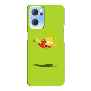 Чехол с Симпсонами для Oppo Reno7 5G (VPrint)