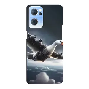 Чехол с мемом Тралалело тралала на Oppo Reno7 5G (Бомбардини гусини)