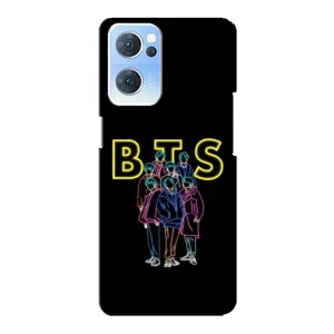 Чехол с принтом «BTS стайл» для OPPO Reno7 5G