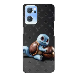 Брендновые Чехлы для Oppo Reno7 5G - (PREMIUMPrint) (Черепашка)