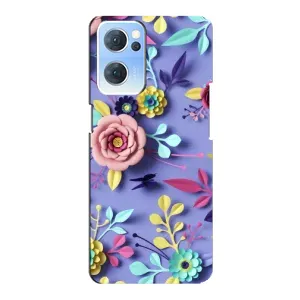 Чохли з квітами для Oppo Reno7 5G (VPrint) (Дизайн квітів)