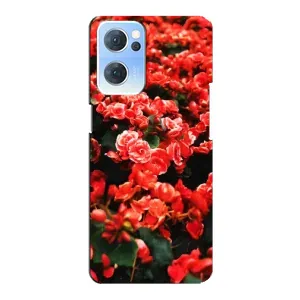 Чохли з квітами для Oppo Reno7 5G (VPrint) (Квіти червоні)