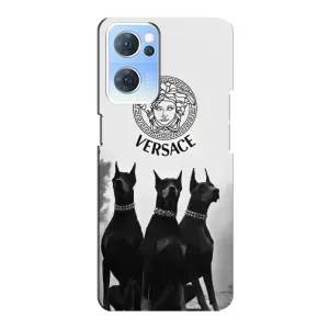 Чехлы VERSACE для Оппо Рено 7 (5G) (PREMIUMPrint) (Доберман Версаче)