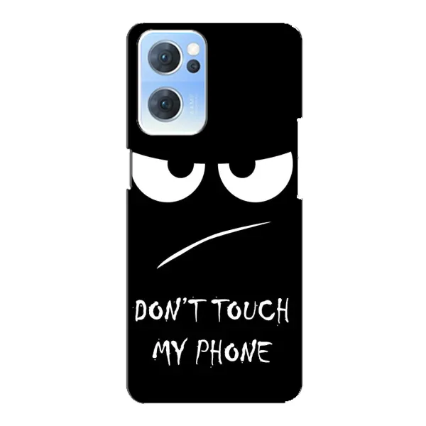 Чохол з принтом «Dont Touch» для OPPO Reno7 5G