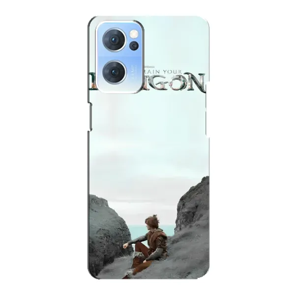 Чехол с принтом «Дракон лого» для OPPO Reno7 5G