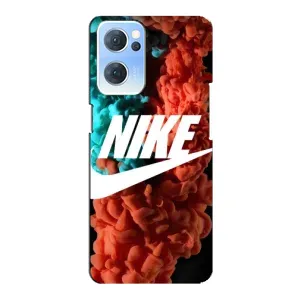 Чохол для Oppo Reno7 5G - з принтом Найк (AlphaPrint) (Димчастий найк)