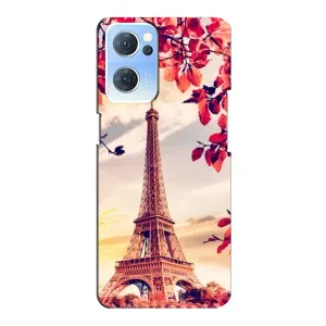 Чохол Ейфелева Вежа Oppo Reno7 5G - (AlphaPrint) (Ейфелева Вежа)
