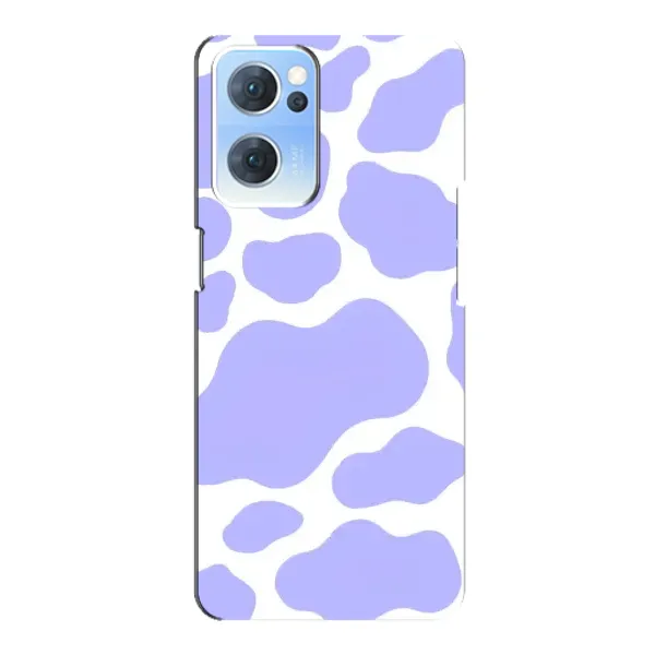 Чехол с принтом «Фиолетова Буренка» для OPPO Reno7 5G