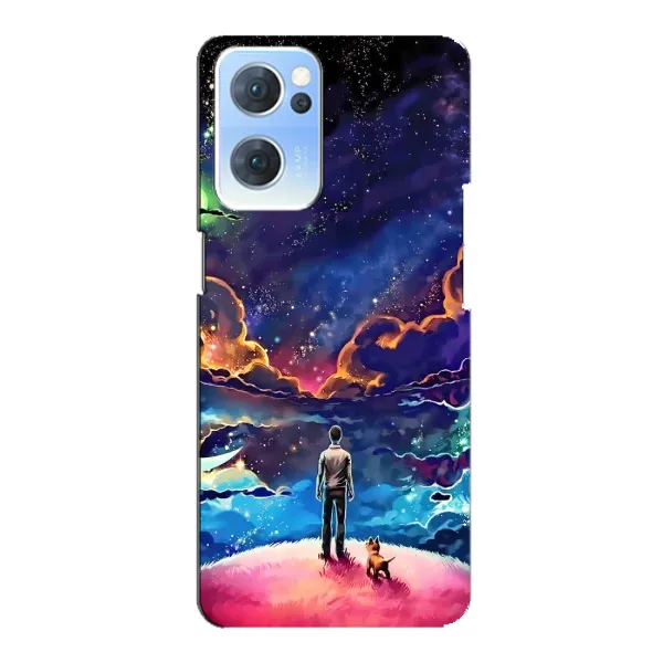 Чехол с принтом «Галактический вид» для OPPO Reno7 5G Чехол с принтом «Галактический вид» для OPPO Reno7 5G