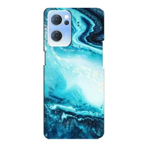 Мраморный чехол на Oppo Reno7 5G (VPrint)
