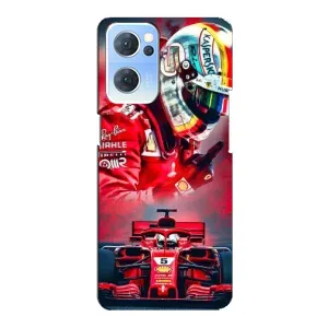 Чохли з Машинами на OPPO Reno7 5G (VPrint) (Гонщик)