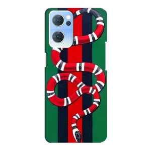Чохли GUCCI для OPPO Reno7 5G (AlphaPrint) (Gucci змія)