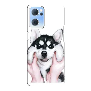 Чехол с Хаски для Oppo Reno7 5G - (AlphaPrint)