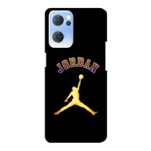 Чохли для Oppo Reno7 5G - з картинкою JORDAN (AlphaPrint) (Jordan Gold)