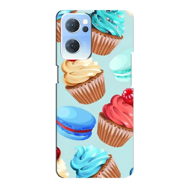 Чехол с принтом «Кексики» для OPPO Reno7 5G